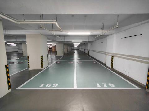 吳信儒 - 水性樹脂砂漿地下室停車空間完成面