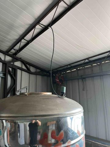 信鎰水電 - 新增液面控制器（雷達），提醒抽水馬達該補水進水塔嘍！