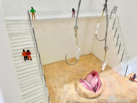 張芳瑜 - 複合媒材展場空間模型
