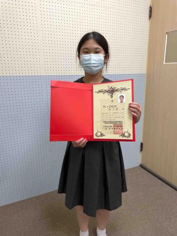 吳若瑜 - 恭喜學生考過JVC勝利小提琴13級檢定❤️