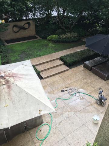 旭哥職人專業清潔 - 忠孝東路五段豪宅公共區域維護（打高壓）