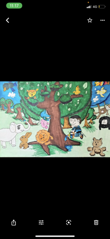 Cecilia - 國小生學習了半年期間的繪畫