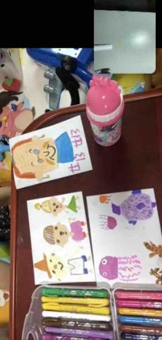 Cecilia - 幼稚園、國小學生顏色認識與圖樣創作