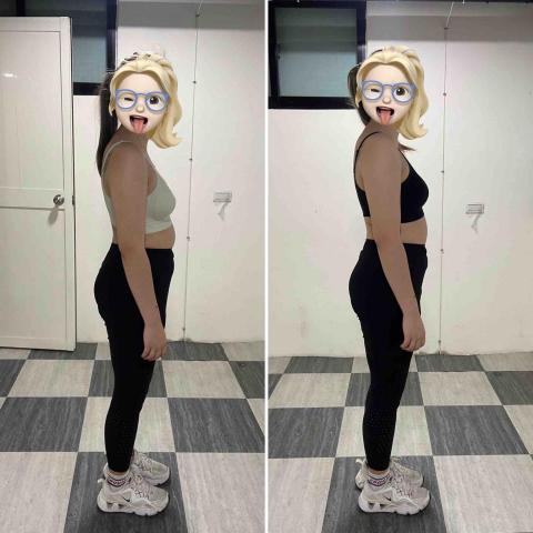 Jing - 產後媽媽
2個月
體脂-2.5%
一週肌力訓練+有氧3次