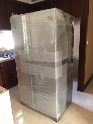 大愛日式專業搬家倉儲公司 - 動線流暢大廚房內大冰箱-包裝後
