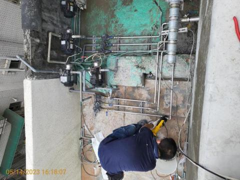 禾竣工程 - 水塔改不銹鋼管路 禾竣工程 - 水塔改不銹鋼管路