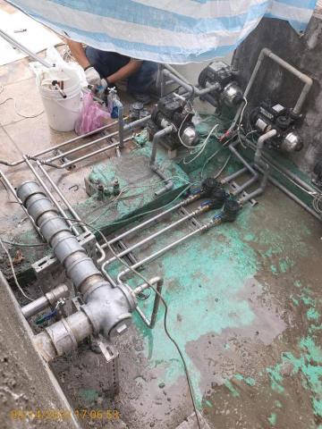 禾竣工程 - 水塔管路改不鏽鋼 禾竣工程 - 水塔管路改不鏽鋼