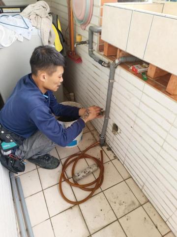 YJH水電 - 洗手檯排水配置中 YJH水電 - 洗手檯排水配置中