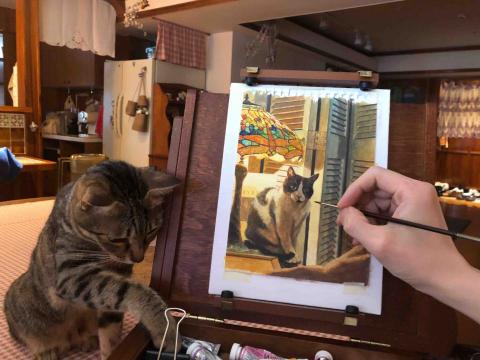 黃錫鈞 - 寵物消像畫委託