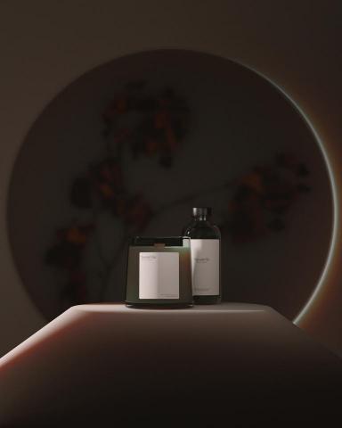 YuxaunSu - 蠟燭_商品3D渲染