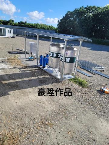 豪陞企業行 - 塔花紋鋼板平台及遮雨鋼棚新作