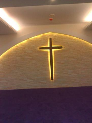 周致立 - 基督教禮堂工程 一景