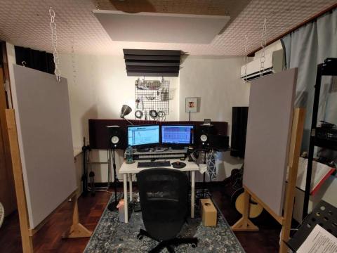 牛步音樂工作室 - 主要工作室，錄音中控室