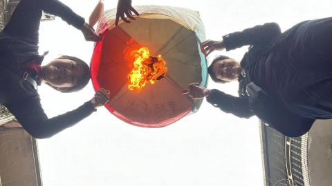 弘旅台灣 - 我們選的天燈廠商也是非常認真盡責