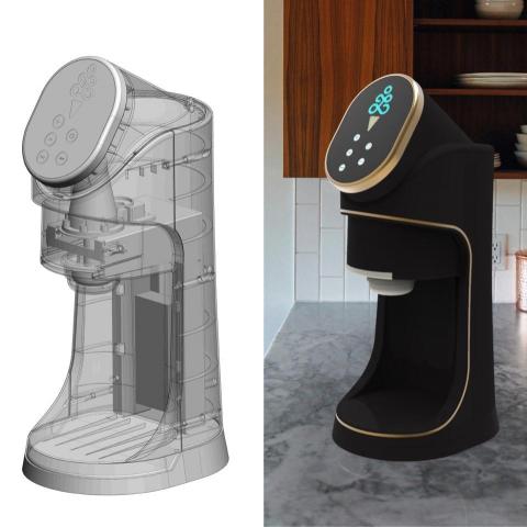 ∞無限設計.2D.3D建模&教學.3D列印.3D掃描 - 日本新開發壓冰淇淋食品機器 ∞無限設計.2D.3D建模&教學.3D列印.3D掃描 - 日本新開發壓冰淇淋食品機器
