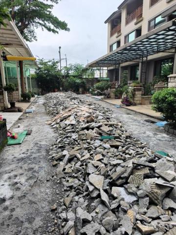 品瀚拆除工程 - 大溪社區人行步道車道打除