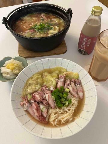 Jade’s kicthen（潔德作菜） - 基隆本港咪卷絲瓜麵線+台式水果發酵泡菜