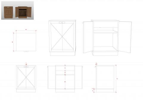 陳 - 櫃子 55*50*75