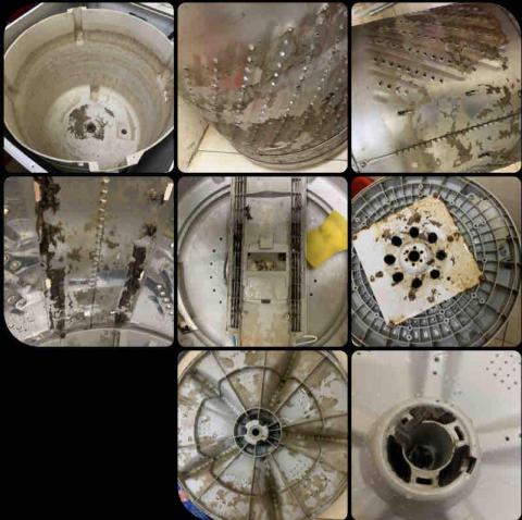 冠安冷氣空調 冷氣安裝清洗保養 - 洗衣機清洗前