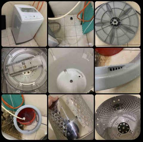 冠安冷氣空調 冷氣安裝清洗保養 - 洗衣機清洗後