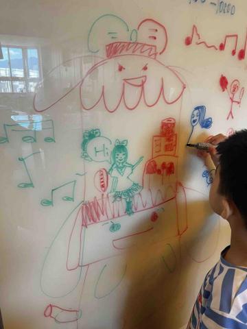 王楷晴 - 陪讀陪玩-安排課外活動，如：讀故事書、畫圖、簡報、生物探索活動等