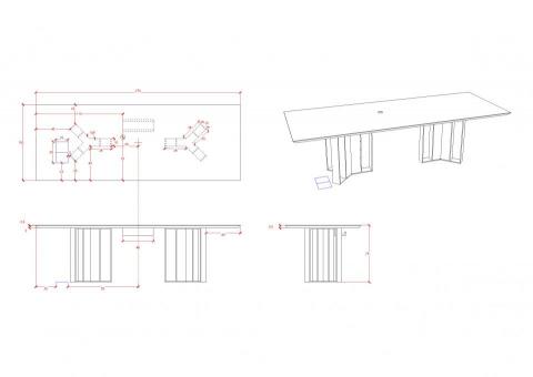 陳 - 桌子 270*100*75