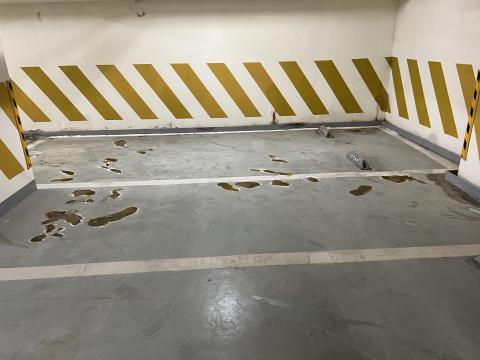 菜根湯圓   - 木柵9年社區停車場地面施工圖! 菜根湯圓   - 木柵9年社區停車場地面施工圖!