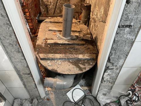 鐘勝水電 - 新設化糞池