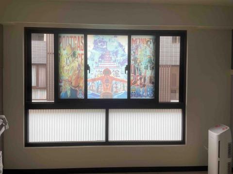 窗簾安裝 - 80%遮光窗簾（施工前）