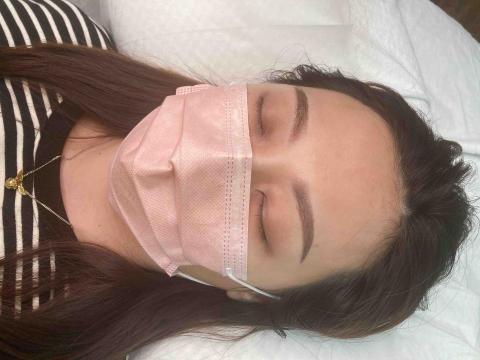 藝綺美 - 霧眉操作後當下即拍