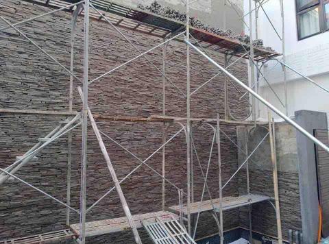 卓越工程 - 鐵平石造景牆