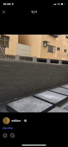 卓越工程 - 3*60條石水瀑牆