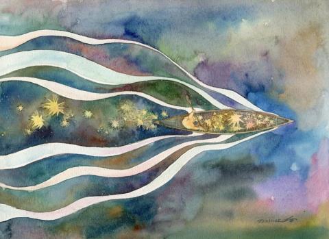 蒲晴 - 手繪水彩