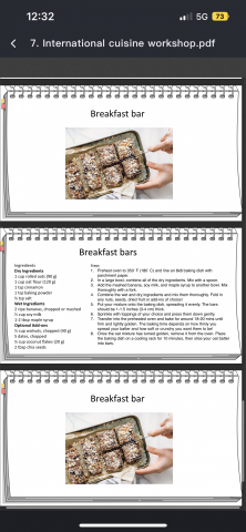 李奕璇 - 學校營養系課程 全英文上課日常