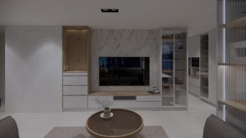 H.E. 和易系統櫥櫃設計安裝 - 在施工前，我們提供室內模擬圖給業主，這有助於討論和確認設計細節。我們的專業設計團隊會根據您的需求和要求，利用先進的軟體和技術，製作出逼真的室內模擬圖。