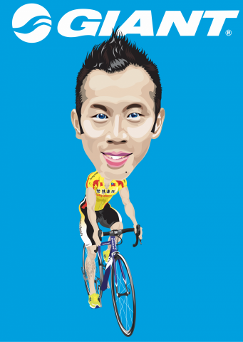 美魔法設計特攻 - 擬真插畫電繪人物 自行車教練 美魔法設計特攻 - 擬真插畫電繪人物 自行車教練