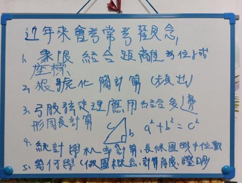 陳彥廷 - 近年來國中會考重點