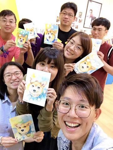 小手佳佳 | 品牌策略與設計顧問 - 柯基犬水彩課程 小手佳佳 | 品牌策略與設計顧問 - 柯基犬水彩課程