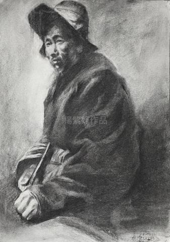 楊紫妤 - 炭筆素描