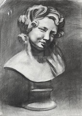 楊紫妤 - 炭筆素描