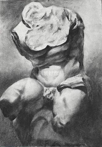 楊紫妤 - 炭筆素描