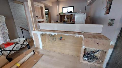 煥昕 | 建築貼膜工事 - 櫃體貼膜