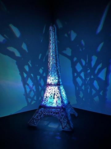 Claire.K - 3D筆鐵塔造型裝飾燈
