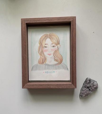 劉璧華 - 似顏繪(色鉛筆手繪) 劉璧華 - 似顏繪(色鉛筆手繪)