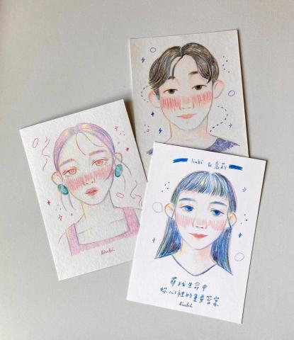 劉璧華 - 似顏繪(色鉛筆手繪) 劉璧華 - 似顏繪(色鉛筆手繪)