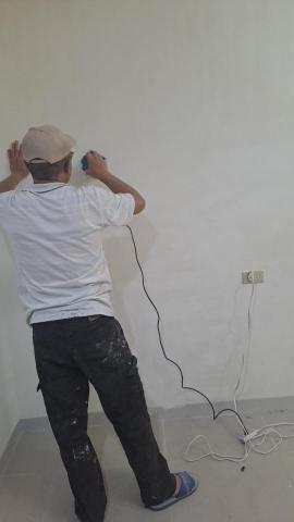 淨化論生活管家 - 油漆工程 批土過後需打磨