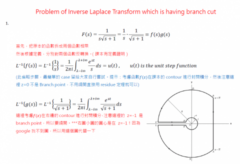 張峻維 - 大學時期教授複變函數課自己寫的講義