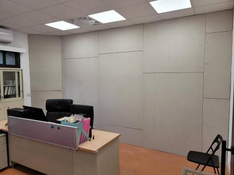 嶸鋒工程行 - 國立臺北藝術大學為了隱藏管線,新作單層單面9mm矽酸鈣隔間牆 嶸鋒工程行 - 國立臺北藝術大學為了隱藏管線,新作單層單面9mm矽酸鈣隔間牆