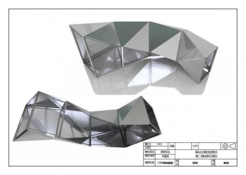 李建豐 - 高中選手時期電繪作品（板金桁架）