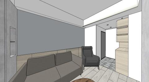 李俊穆 - 小格局客廳3D